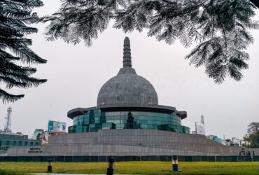 Patliputra Karuna Stupa in Buddha Smriti Park, Patna, Bihar, India